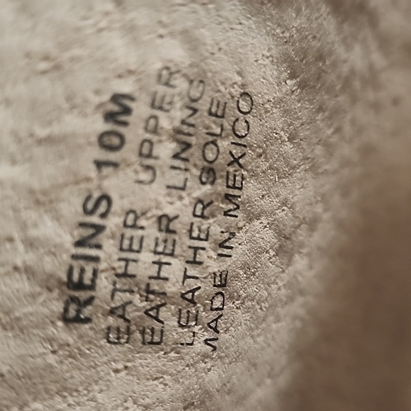 Steven By Steve Madden "reins" Grey / Brown Leather Distressed Knee High - Picture 8 of 8